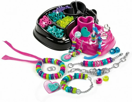 Clementoni Crazy Chic - Set pour créer des bracelets colorés 78415