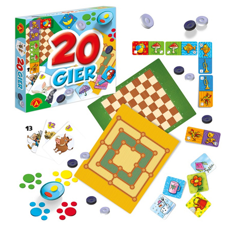 Alexander Family Games Lot de 20 jeux 26559