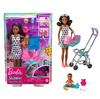 Barbie Skipper baby doll with stroller HHB68