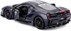 Bburago Ferrari 488 Pista Blue With Silver Stripes 1:24 26026