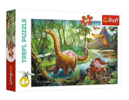 Puzzle 60 pièces Voyage des dinosaures 17319