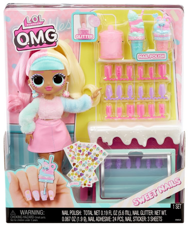 L.O.L. Surprise doll + nail set OMG Sweet Nails-C 503781