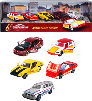 SIMBA Majorette 5pack of vehicles 60th anniversary 205-4101