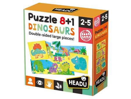 Dinosaurs puzzles for children 8+1