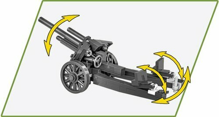 COBI HC WWII howitzer 10.5cm Lefh 18 132kl 2292