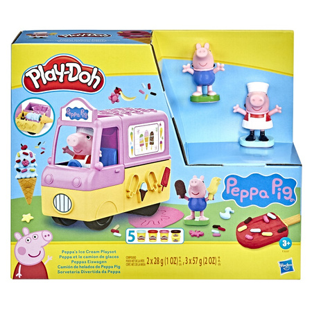 Play-Doh play dough Peppa Pig car with ice cream set F3597