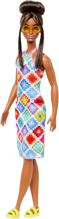 MATTEL Barbie doll, colorful rhombuses HJT07 - toy for children