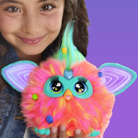 FURBY coral interactive mascot F6744