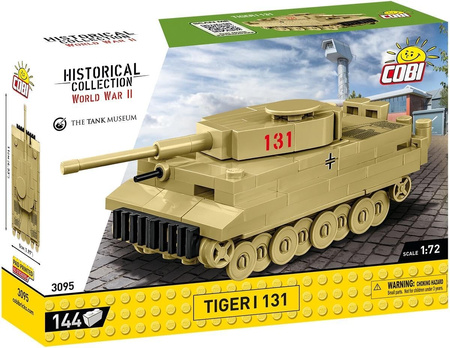 COBI HC WWII Tiger I 131 - Tank Model 144kl 3095