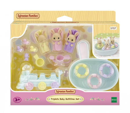 SYLVANIAN Bathing triplets 05707