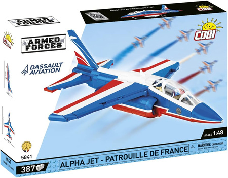 COBI ARMED FORCES Alpha Jet Patrouille De France 387kl 5841