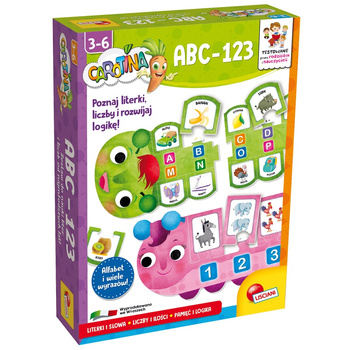 DANTE Lisciani Carotina ABC-123 Educational Game for Children 61112