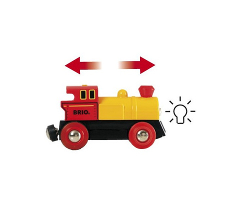 Brio yellow and red steam locomotive 594001