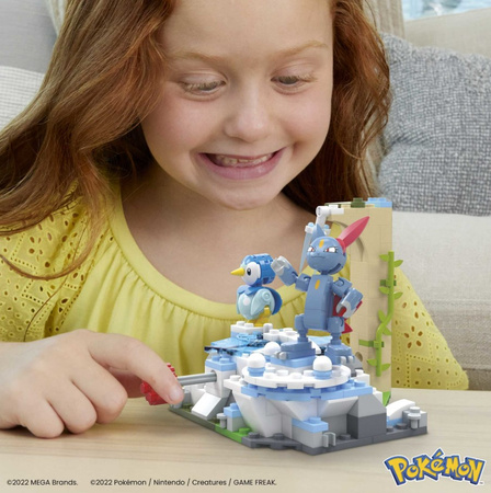 MATTEL MEGA CONSTRUX Pokemon Snow Day Piplup HKT20