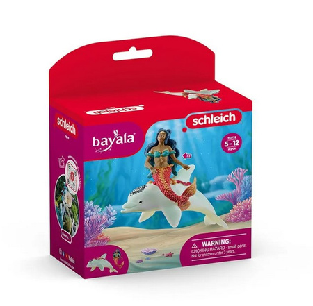 Schleich Isabelle sur dauphin 70719