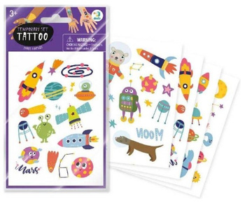 MAKSIK Kit de tatouage spatial pour enfants DOB4859 44859