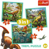 Puzzle 3 en 1 Le monde incroyable des dinosaures 34837