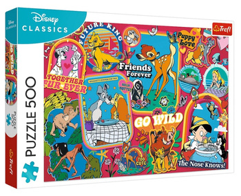 PUZZLE CUBES 500 Disney : Au fil des années - Puzzle pour enfants et adultes 37465