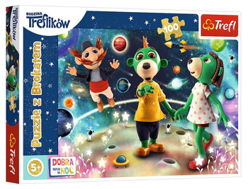 Puzzle Treflika parmi les étoiles 100 Glitter 14824