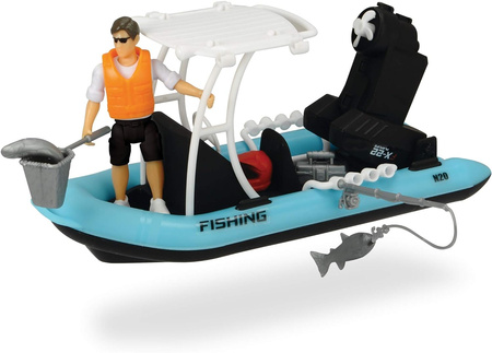 PLAY LIFE fishing boat set RIB 383-3004