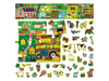 Puzzle avec autocollants ferme 123