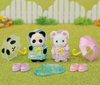 Promenade SYLVANIAN avec parapluies Baby Duo 05748