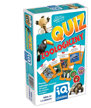 GRANNA PL IQ game Zoological quiz for children 00203 02034