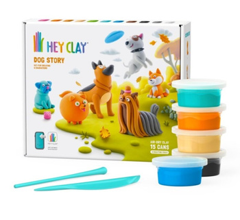 TM TOYS HeyClay Psy pâte à modeler 15 canettes 07094 - plaisir créatif pour les enfants