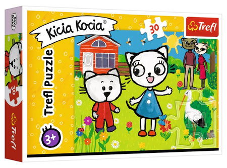 Puzzle 30 pièces Les Aventures de Kitty Cat 18264