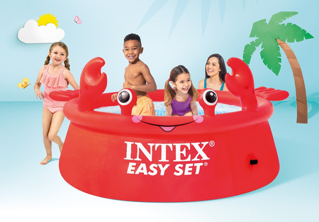 Piscine pour enfants Intex Easy Set Krab 26100 - piscine de jardin pour enfants