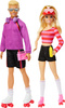 MATTEL Barbie poupée Fashion + Ken sur patins à roulettes HXK90