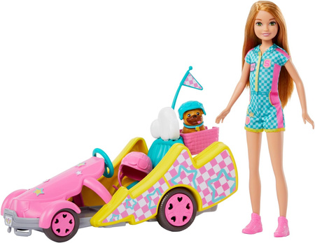 MATTEL Barbie Stacie doll with go-kart HRM08