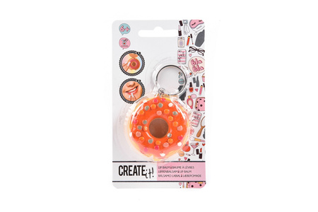 Créez-le ! Baume à lèvres rose Donat + porte-clés 84135