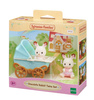 Sylvanian Families Lapin Jumeaux avec Poussette 05432