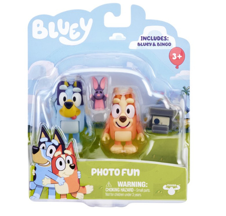 Bluey figures 2-pack Playing photographer BLU13047 30476