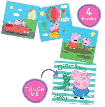 Puzzle sensoriel Peppa Pig 4en1 RMS 85-0037 97846