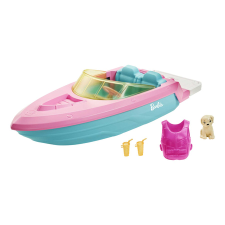 Bateau à moteur Barbie avec accessoires GRG29