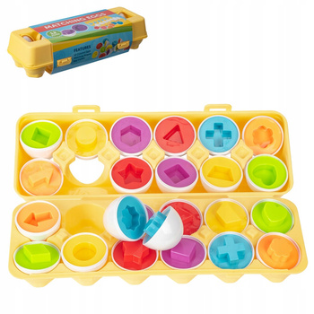 NORIMPEX Educational eggs - learning shapes and colors 1009124