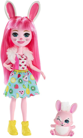 Poupée Barbie Enchantimals + animal de compagnie DVH87/DVH88