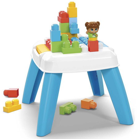 Table Mega Bloks avec blocs pour enfants HHM99