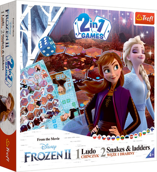 Jeu 2en1 Serpents et échelles chinois Frozen 2 - 02068