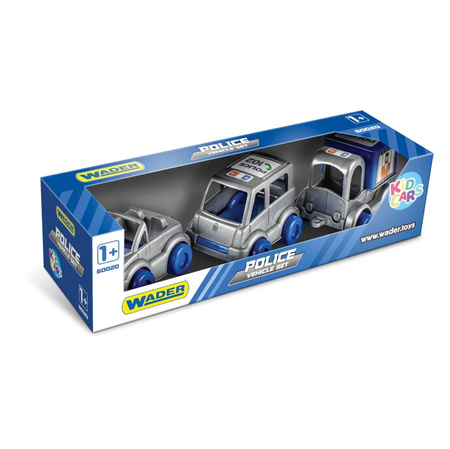 WADER KidCars Jouet de police pour enfants 60024