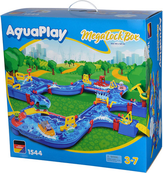 AQUAPLAY Mega Lock Water Track 145x160cm 1544 - Jouet éducatif pour enfants