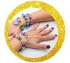 Clementoni Crazy Chic - Set pour créer des bracelets colorés 78415