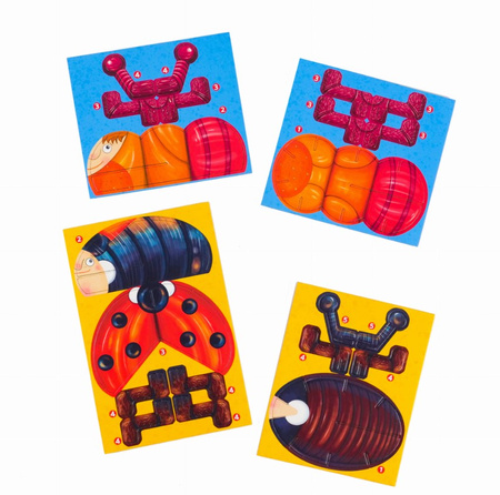 MUDUKO PL JEU Éducatif Boîtes en Carton Europuzzle Insectes et Araignée 55236