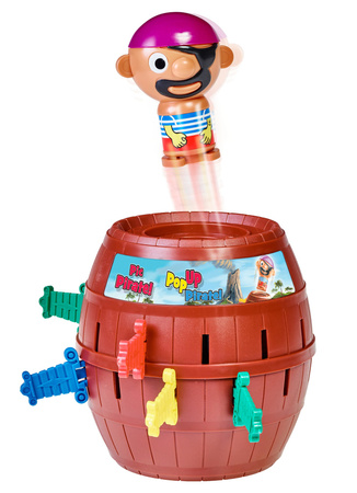 Pop Up Barrel Game with Pop Up Pirate for Kids T7028