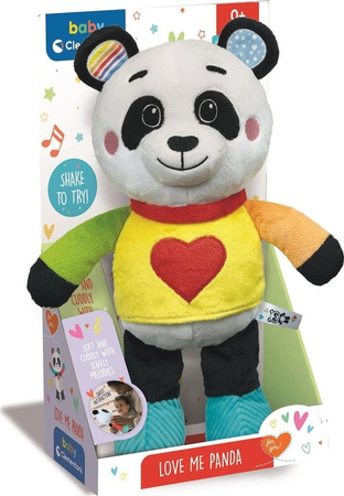 Clementoni BABY Panda Peluche 17829 - Cadeau parfait pour un tout-petit