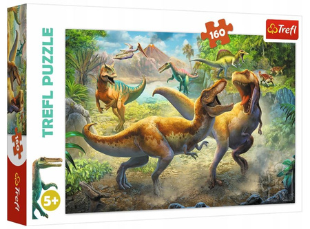 Puzzle 160 pieces Fighting Tyrannosaurs 15360