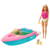 Barbie doll and GRG30 motorboat set