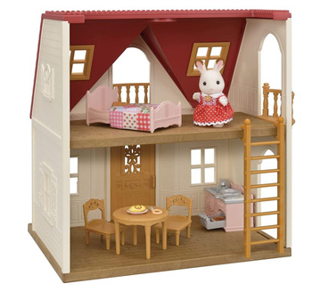 SYLVANIAN Maison de campagne confortable au toit rouge 05567